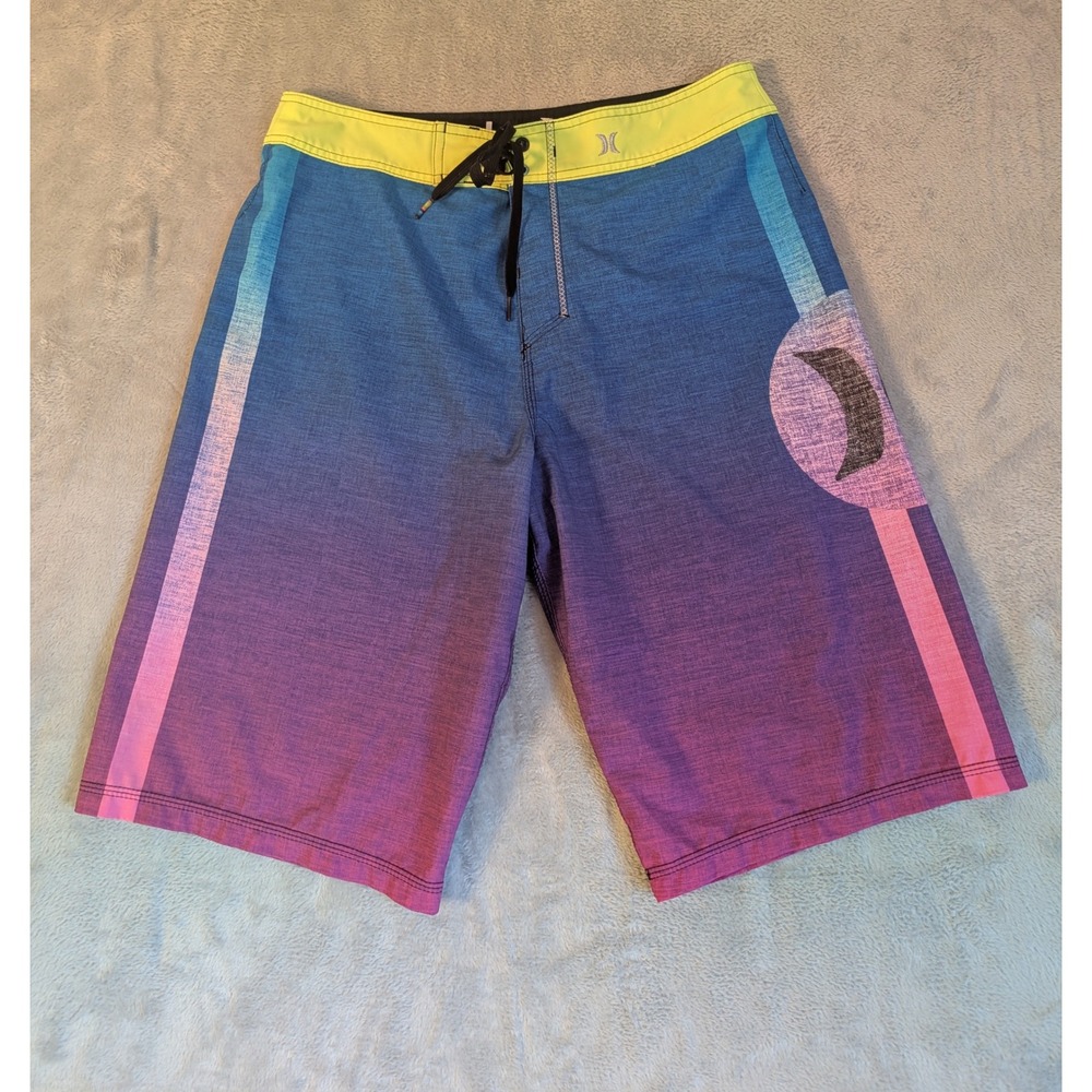 Hurley Phantom Men's Performance Long Board Shorts – Size 31 Surf Skate Beach